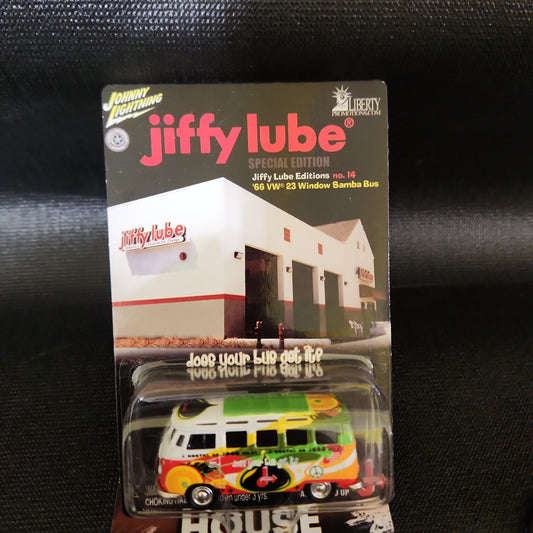 Johnny Lightning Jiffy Lube Editions 14, '66 VW 23 Window Samba Bus