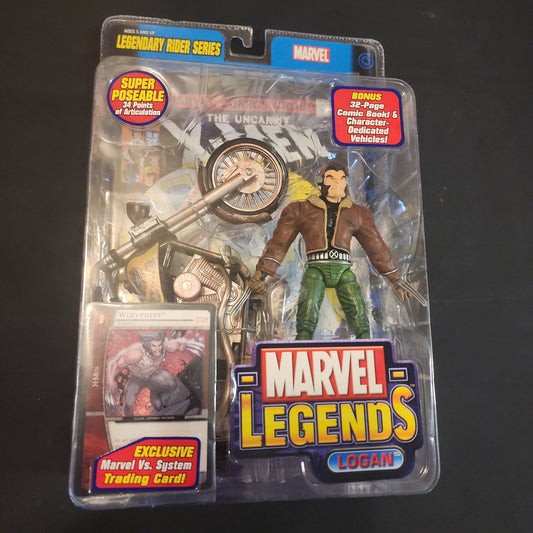 ToyBiz Marvel Legends Legendary Rider Series Logan Wolverine 2005 NIB