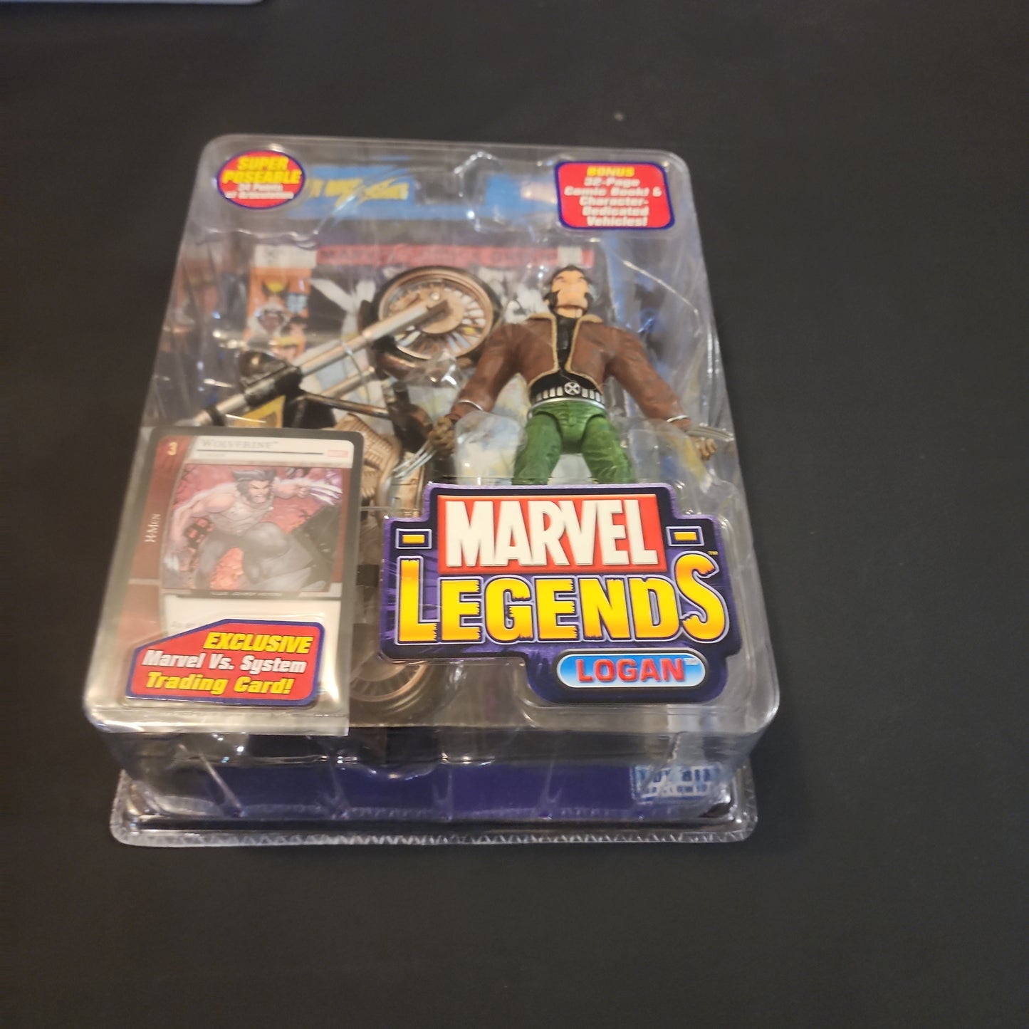 ToyBiz Marvel Legends Legendary Rider Series Logan Wolverine 2005 NIB