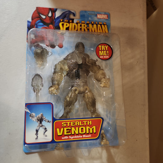 Stealth Venom Symbiote Blast Figure Toy Biz Amazing Spider-Man 2006 Marvel Comic