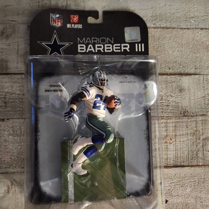 Mcfarlane Toys NFL MARION BARBER III White Jersey Variant 2008 Cowboys Debut