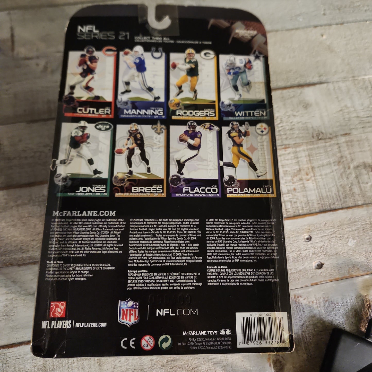 Mcfarlane NFL Series 21 Joe Flacco QB Baltimore Ravens Figurine NEW Sealed