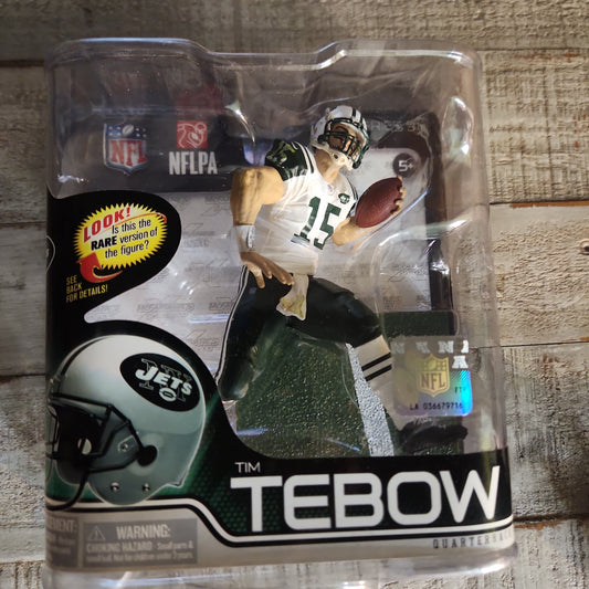 NFL Series 31 Tim Tebow NY Jets White Jersey Figure New Sealed McFarlane Toys
