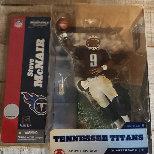 McFarlane's Sportspicks Steve McNair Tennessee Titans Action Figure NFL Series 8
