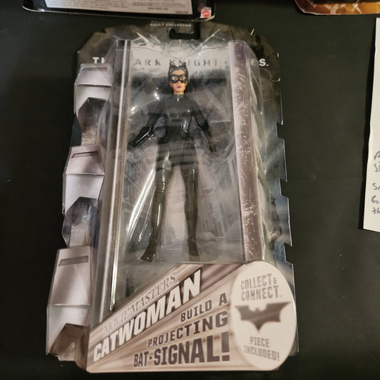 Batman The Dark Knight Rises Mattel Movie Masters CATWOMAN GOOGLE DOWN NIB