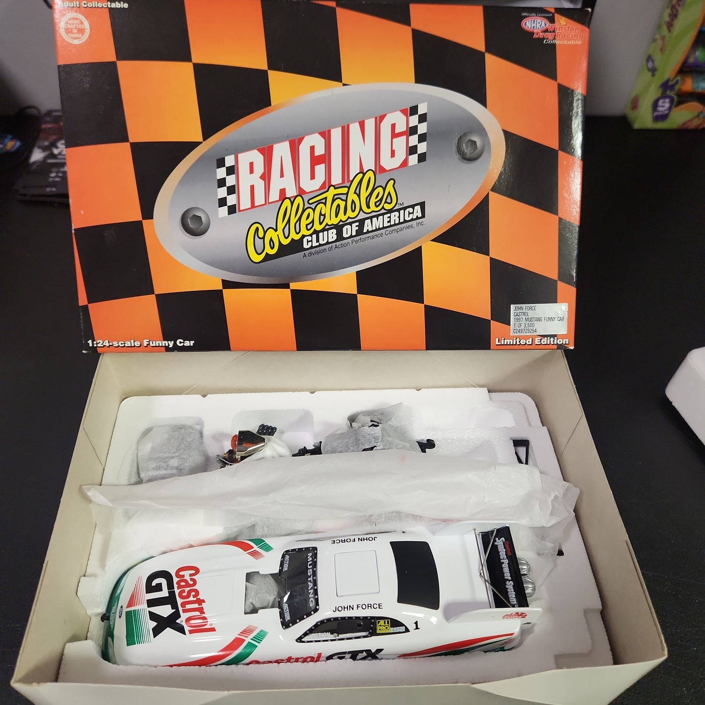 NHRA 1/24 John Force Castrol 1997 Mustang Funny Car 1 of 3500