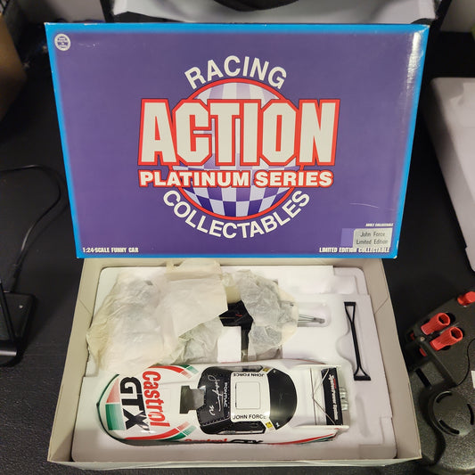 ACTION John Force Autographed 1998 Mustang Funny Car