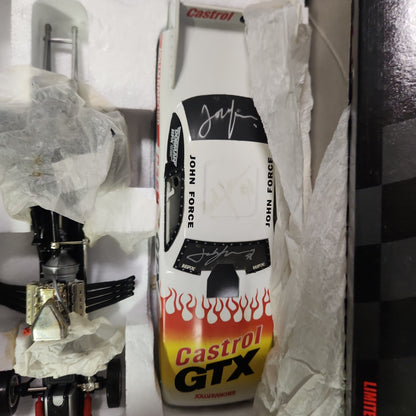 John Force Castrol GTX Funny Car  Action Performance NHRA 1/24 1994 Autographed