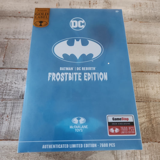 (,)McFarlane Gold Label BATMAN DC REBIRTH FROSTBITE 7600 Pcs Auth Ltd. Edition NEW