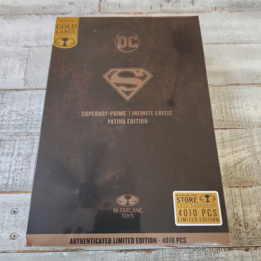 (.) McFarlane DC Multiverse Superboy Prime Infinite Crisis Patina Limited Edition