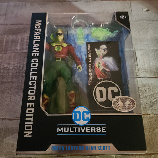 (.) McFarlane Green Lantern Alan Scott Multiverse Collector Platinum Edition CHASE