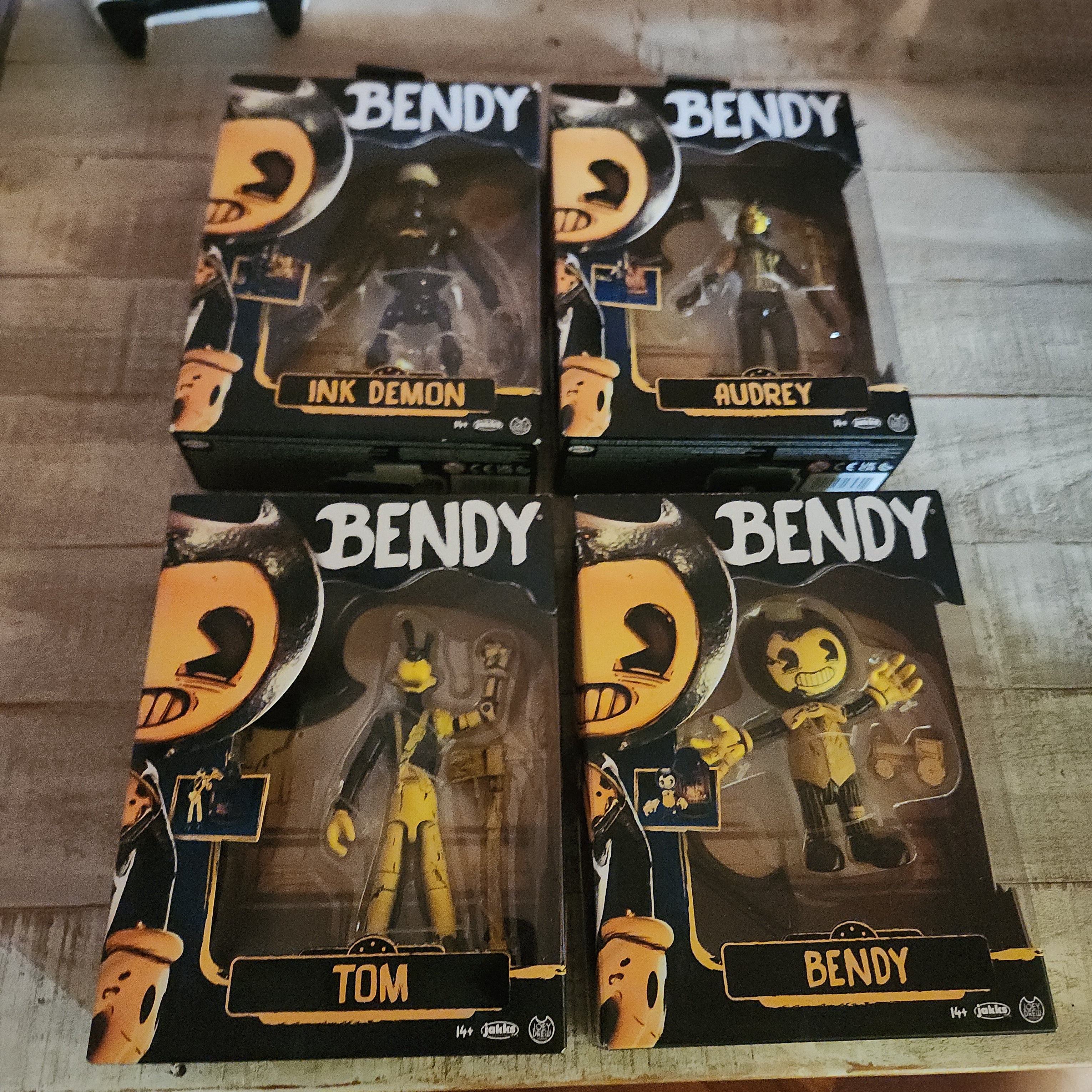 Jakks Pacific Bendy & The Ink Machine, Audrey, Bendy, Tom all 4 - House of  Cars Virginia