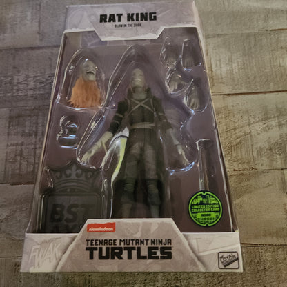 (.) Teenage Mutant Ninja Turtles TMNT BST AXN Comic Heroes Rat King Glow In Dark HTF