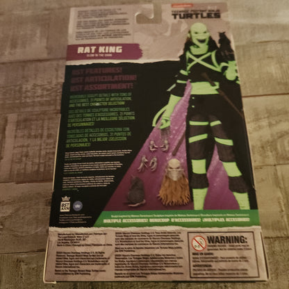 (.) Teenage Mutant Ninja Turtles TMNT BST AXN Comic Heroes Rat King Glow In Dark HTF