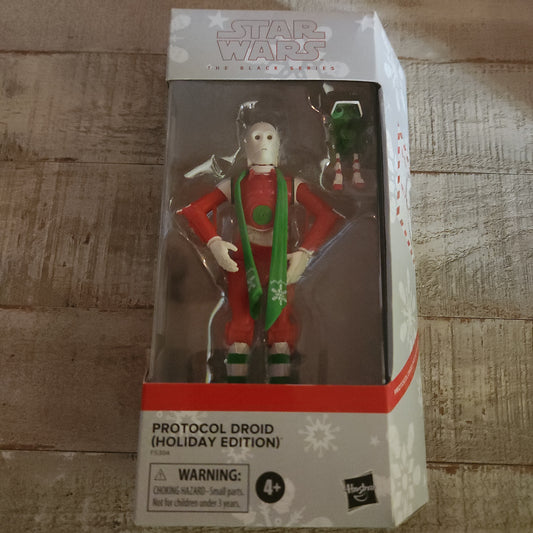 (.) Star Wars: The Black Series PROTOCOL DROID (Holiday Edition) Figure