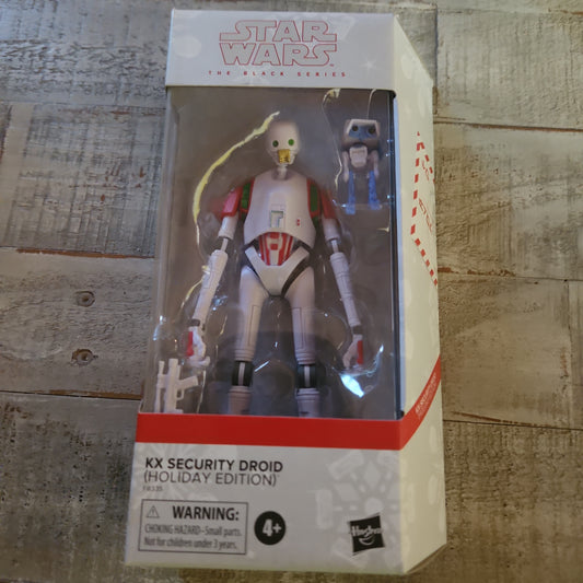 (.) Star Wars The Black Series KX Security Droid Holiday Edition Christmas Box NEW