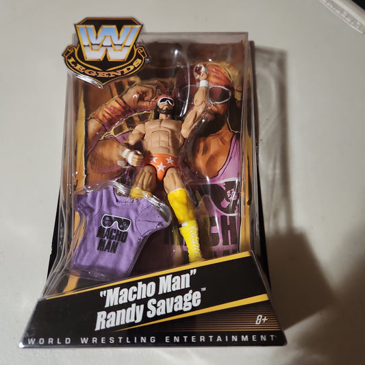 MIB WWE WWF Legends Series 5 Randy Macho Man Savage Mattel Elite Action Figure