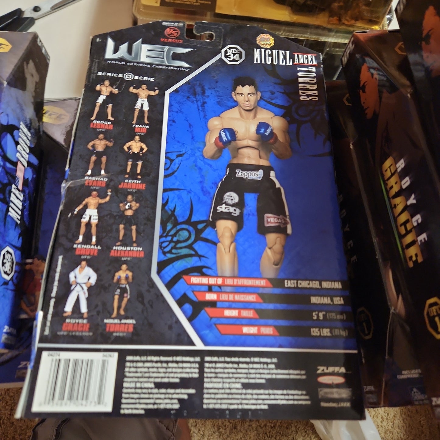 UFC 34 WEC Jakks Series 0 [ZERO] Miguel Angel Torres Deluxe Action Figure