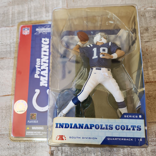 NEW 2004 McFarlane series 8 Peyton Manning Indianapolis Colts