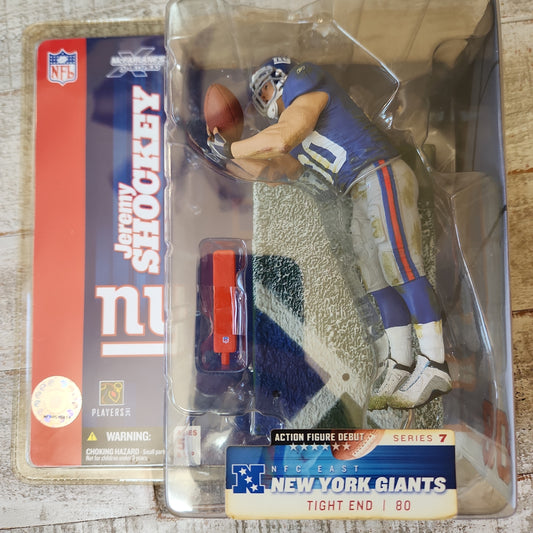 Jeremy Shockey New York Giants Mcfarlane Sportspicks 2002 Figure Sealed