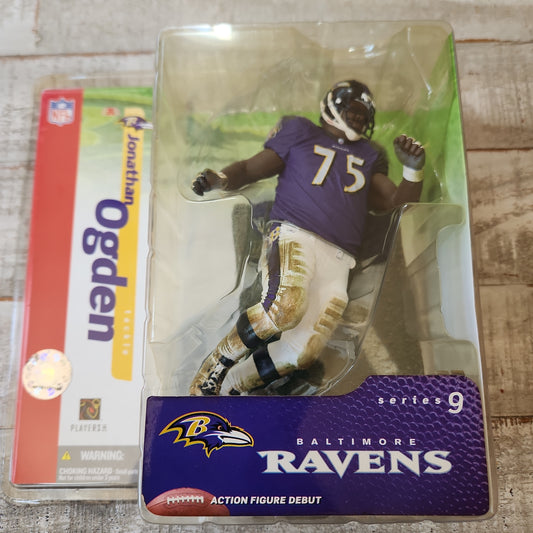Jonathan Ogden Baltimore Ravens HOFer  McFarlane NFL Series 9 2004 Figure