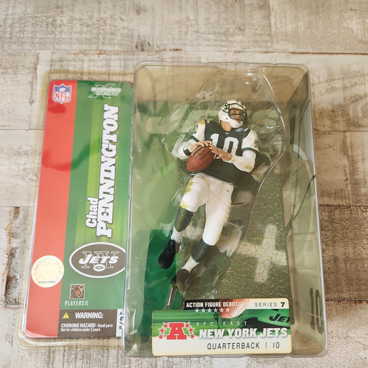 McFarlane Chad Pennington NFL New York Jets series 7 (rookie piece green jersey)