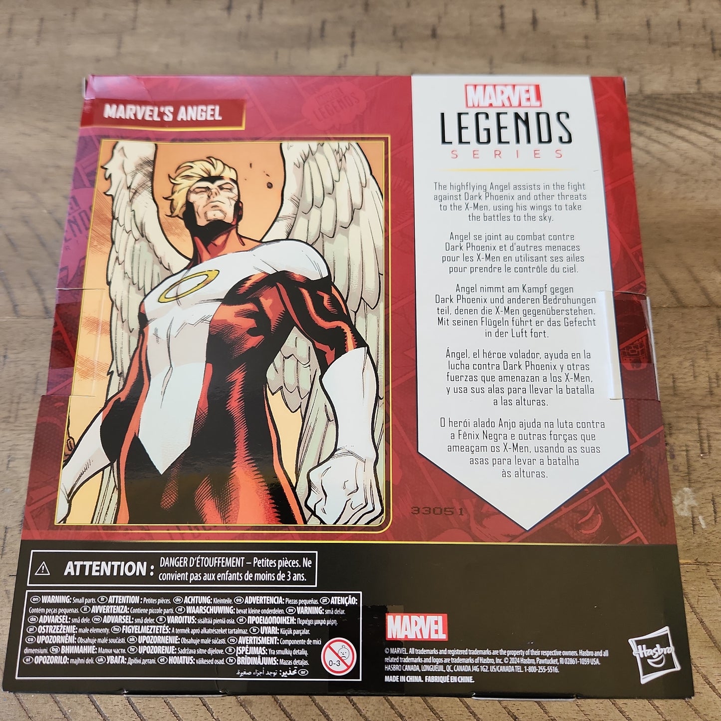 X-Men Marvel Legends Series Angel Deluxe 6-Inch AF BY HASBRO