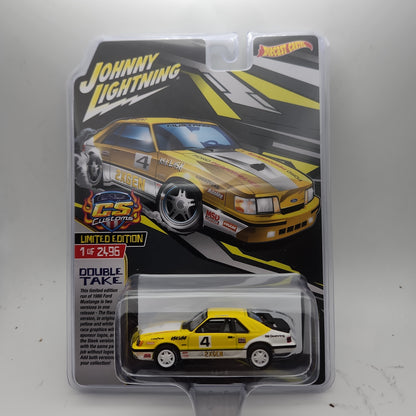 Johnny Lightning 2024 DOUBLE TAKE 1986 Ford Mustang SVO tampo
