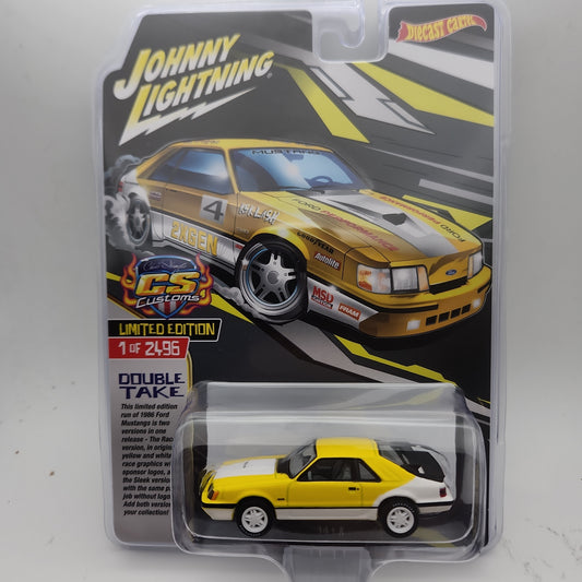 Johnny Lightning 2024 DOUBLE TAKE 1986 Ford Mustang SVO Non tampo