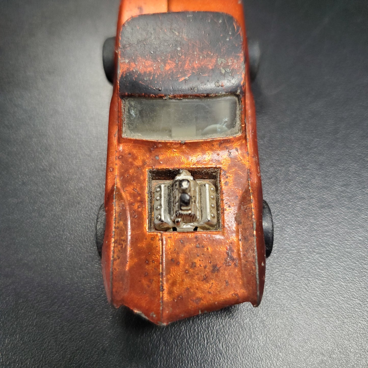 Vintage Hot Wheels Redline 1968 Python US Naranja Hecho en EE.UU. RARE HTF