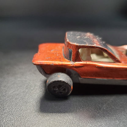 Vintage Hot Wheels Redline 1968 Python US Naranja Hecho en EE.UU. RARE HTF