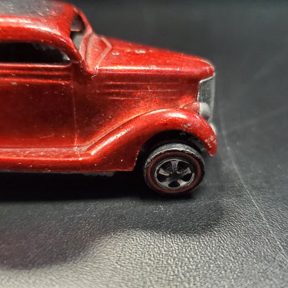 Vintage Hot Wheels Redline 1969 Classic 36 Ford Coupe US Red Made in USA