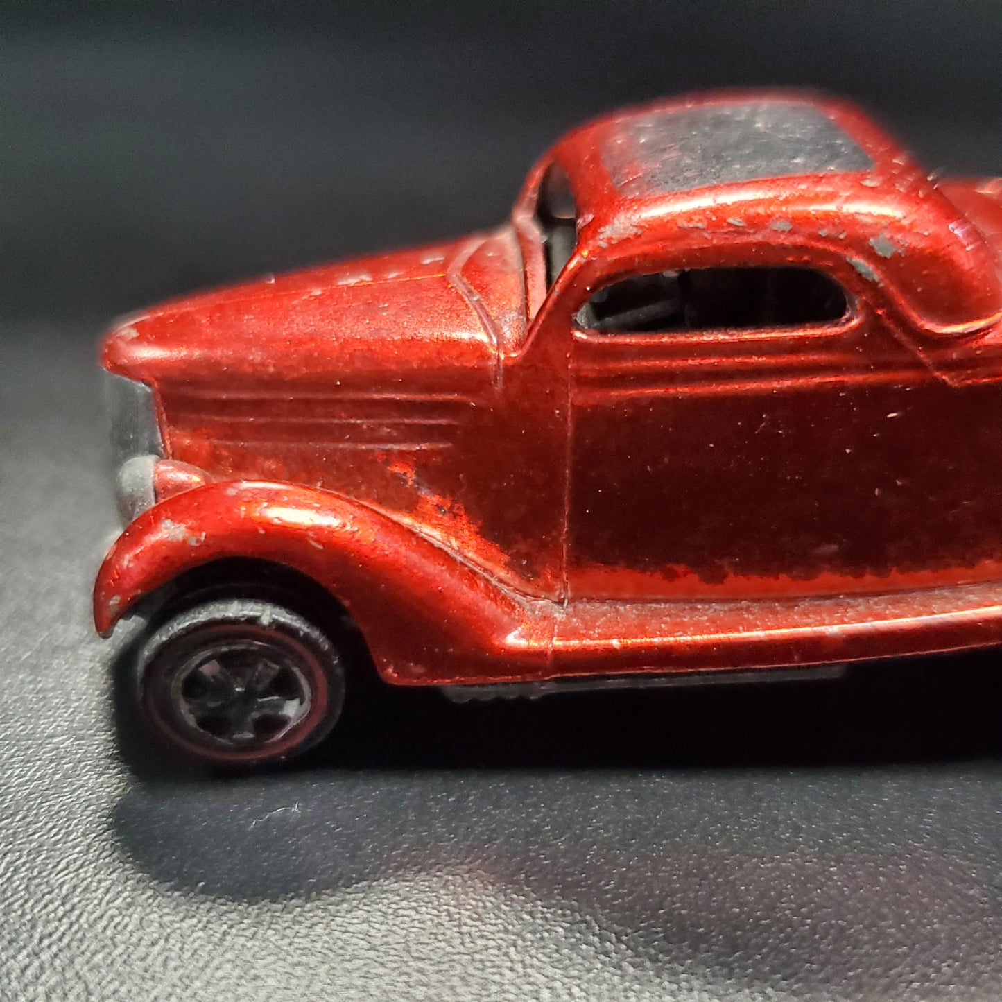 Vintage Hot Wheels Redline 1969 Classic 36 Ford Coupe US Red Made in USA