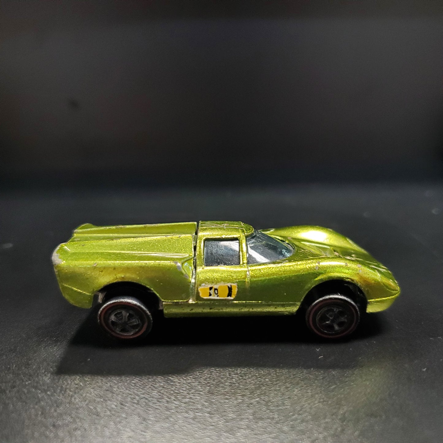 Vintage Hot Wheels Redline 1969 Lola GT70 US Anticongelante Verde Hecho en EE.UU.