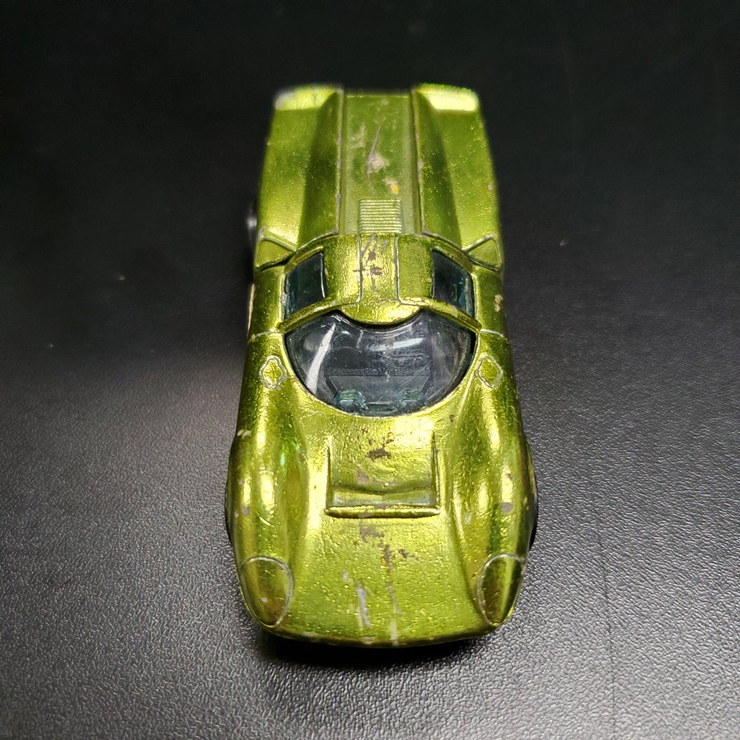 Vintage Hot Wheels Redline 1969 Lola GT70 US Anticongelante Verde Hecho en EE.UU.