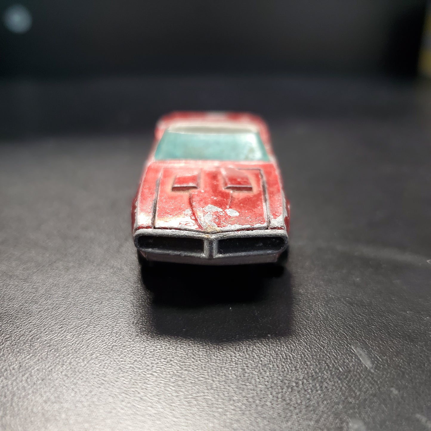 Vintage Hot Wheels Redline 1968 Custom Firebird Rojo Hong Kong HK Marrón Int