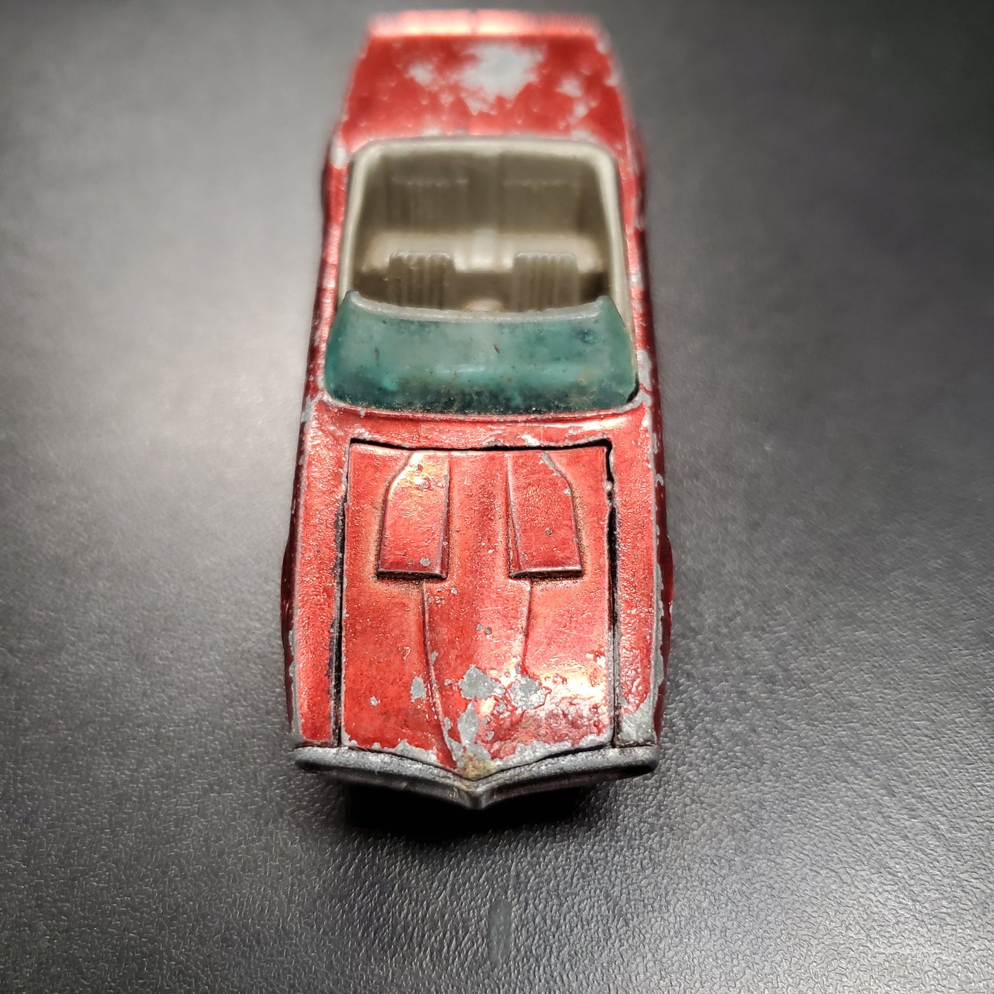 Vintage Hot Wheels Redline 1968 Custom Firebird Rojo Hong Kong HK Marrón Int