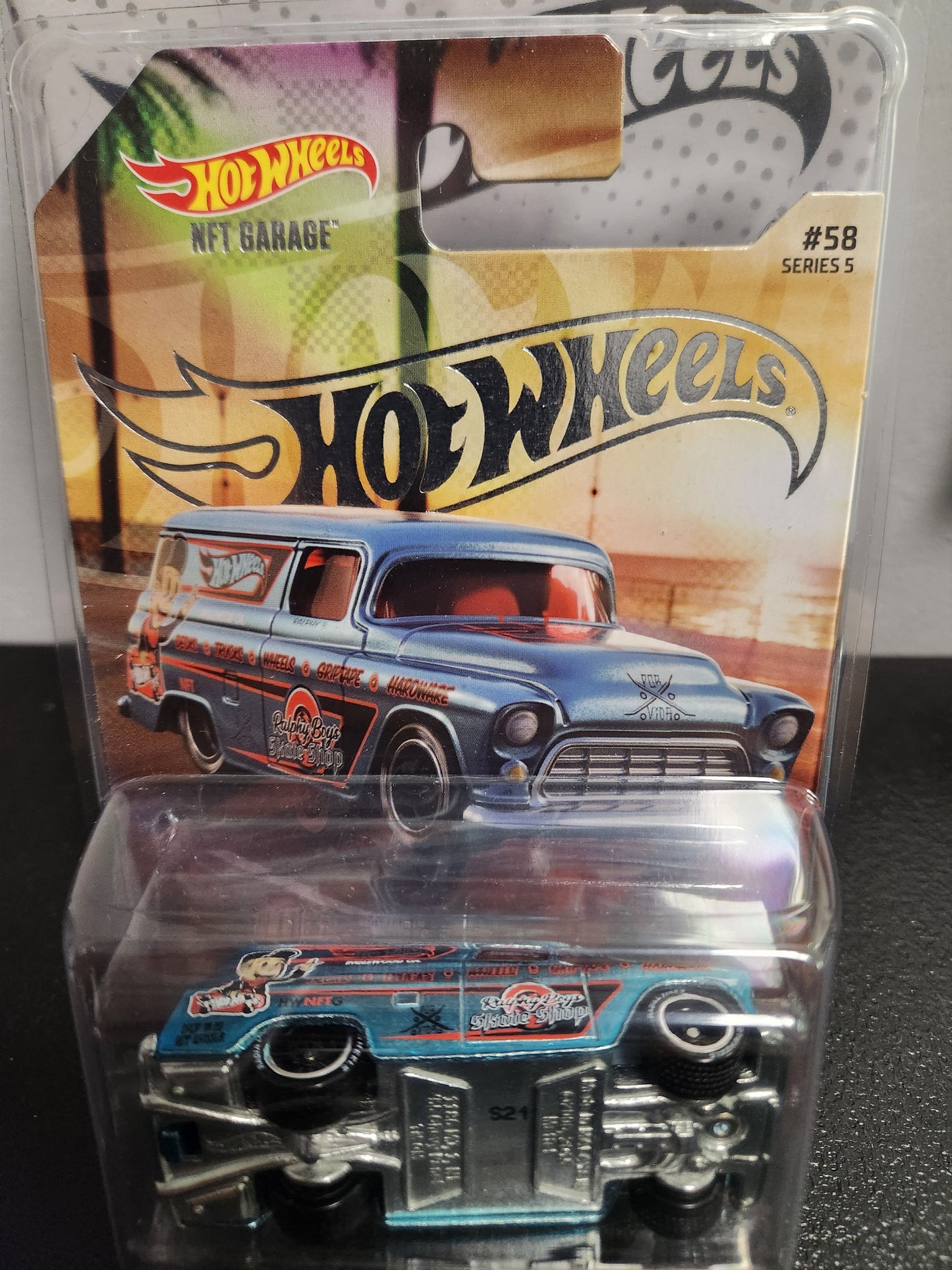 Hot Wheels NFTH Garage Serie 5 HW Sunset Cruisers '55 Panel Chevy