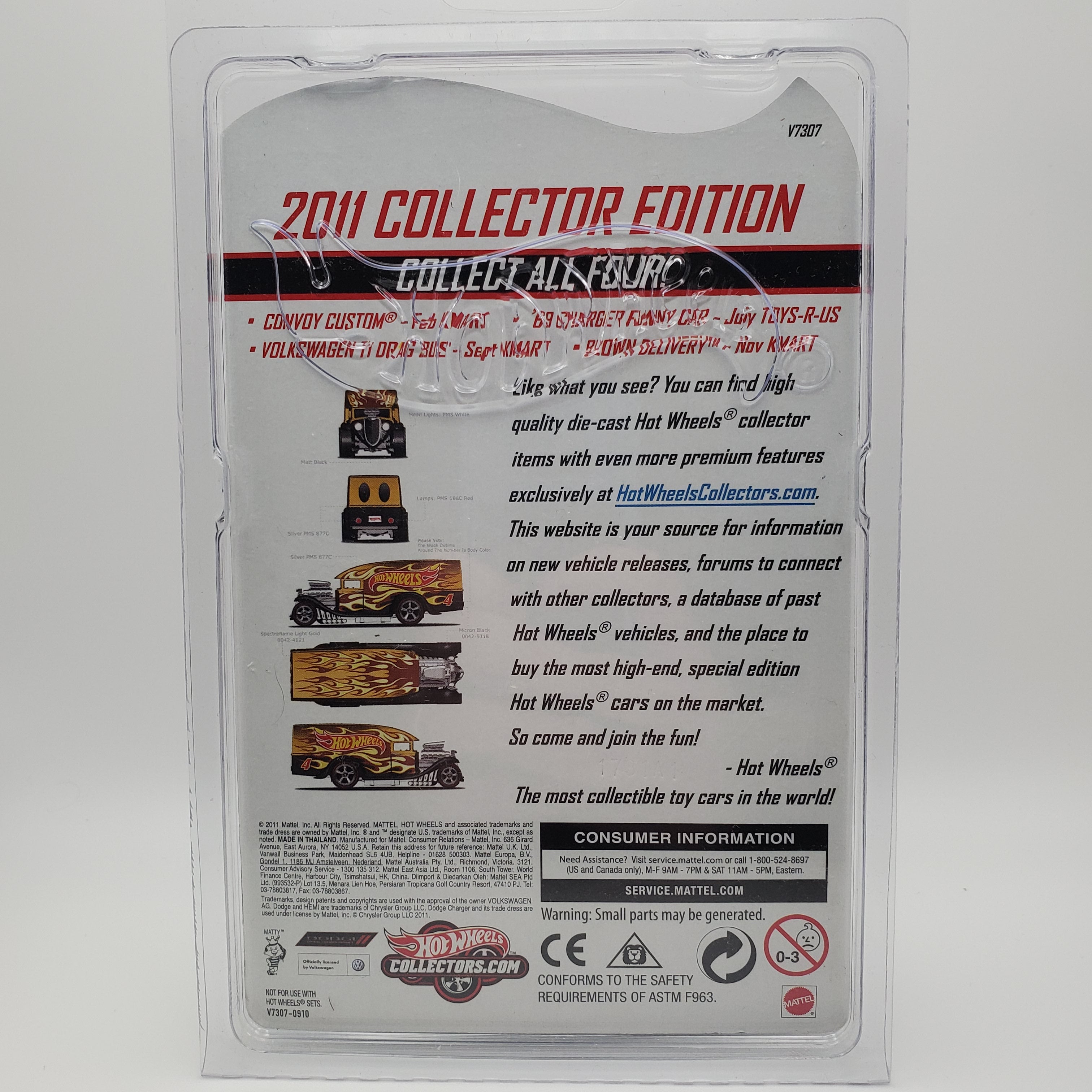 Hot Wheels 2011 Collectors Edition Convoy buy Custom & Blown Delivery