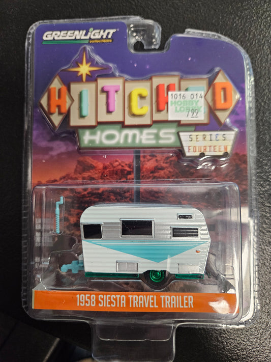 Greenlight Hitched Homes 1958 Siesta Travel Trailer CHASE