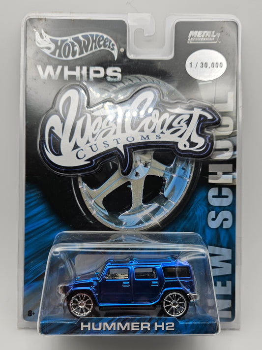 Hot Wheels Whips West Coast Customs New School Hummer H2 (metallic blue)