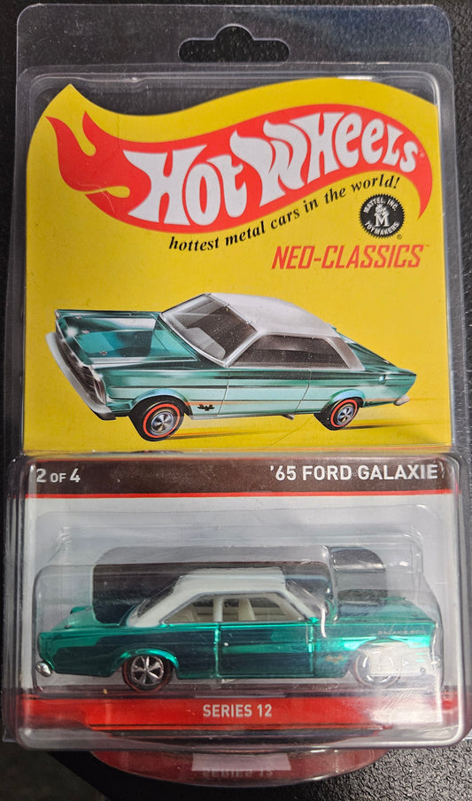 Hot Wheels, Ford Galaxie 1965, Neo Classics, Exclusivo Red Line Club 2013