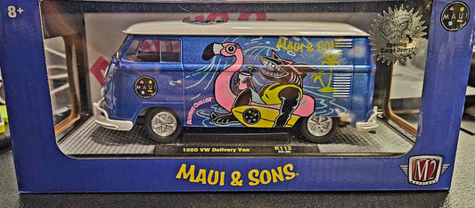 M2 Machines 1/24 scale Maui & Sons 1960 VW Delivery Van