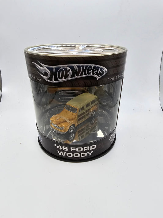 Hot Wheels Oil Can Wagon Wheels '48 Ford Woody panel truck