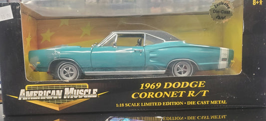 1969 Dodge Coronet R/T American Muscle 1:18 Limited Edition