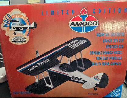 Limited Edition Amoco coin bank UBF Bi-plane Amoco Ultimate