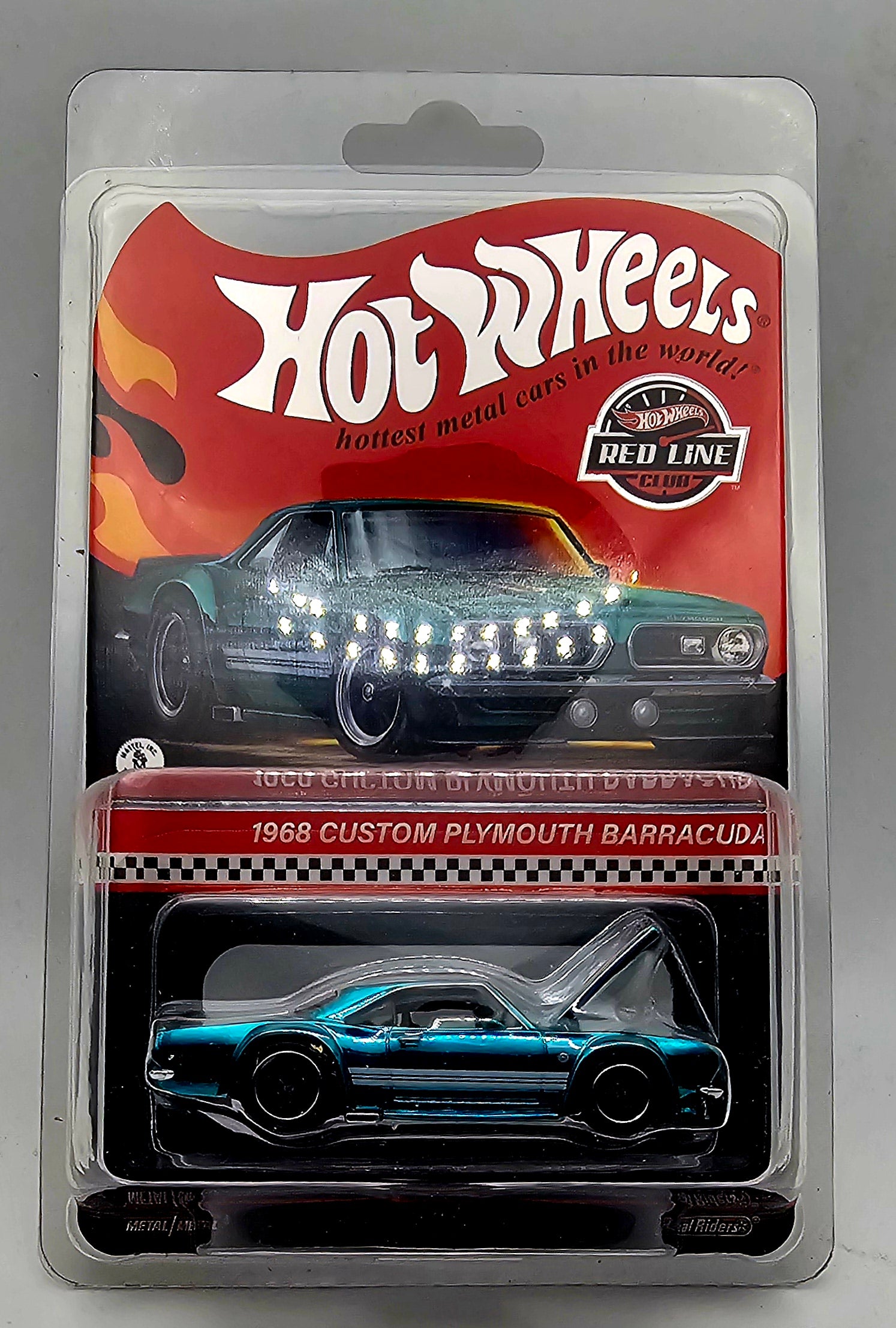 Hot Wheels Red Line Club RLC 1968 Custom Plymouth Barracuda House of Cars Virginia