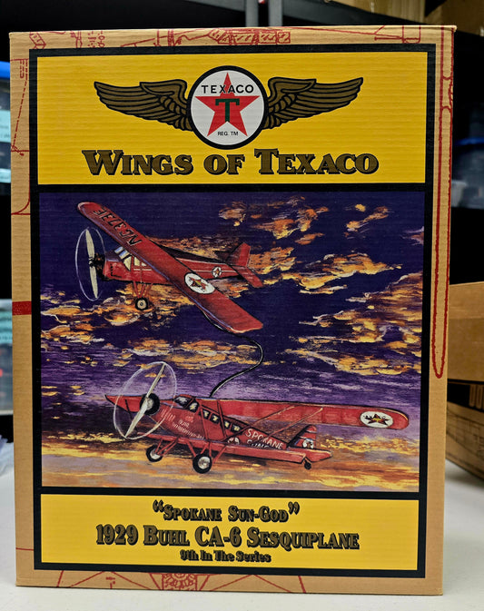 Ertl Collectibles Wings of Texaco "Spokane Sun-God" 1929 Buhl CA-6 Sesquiplane #9