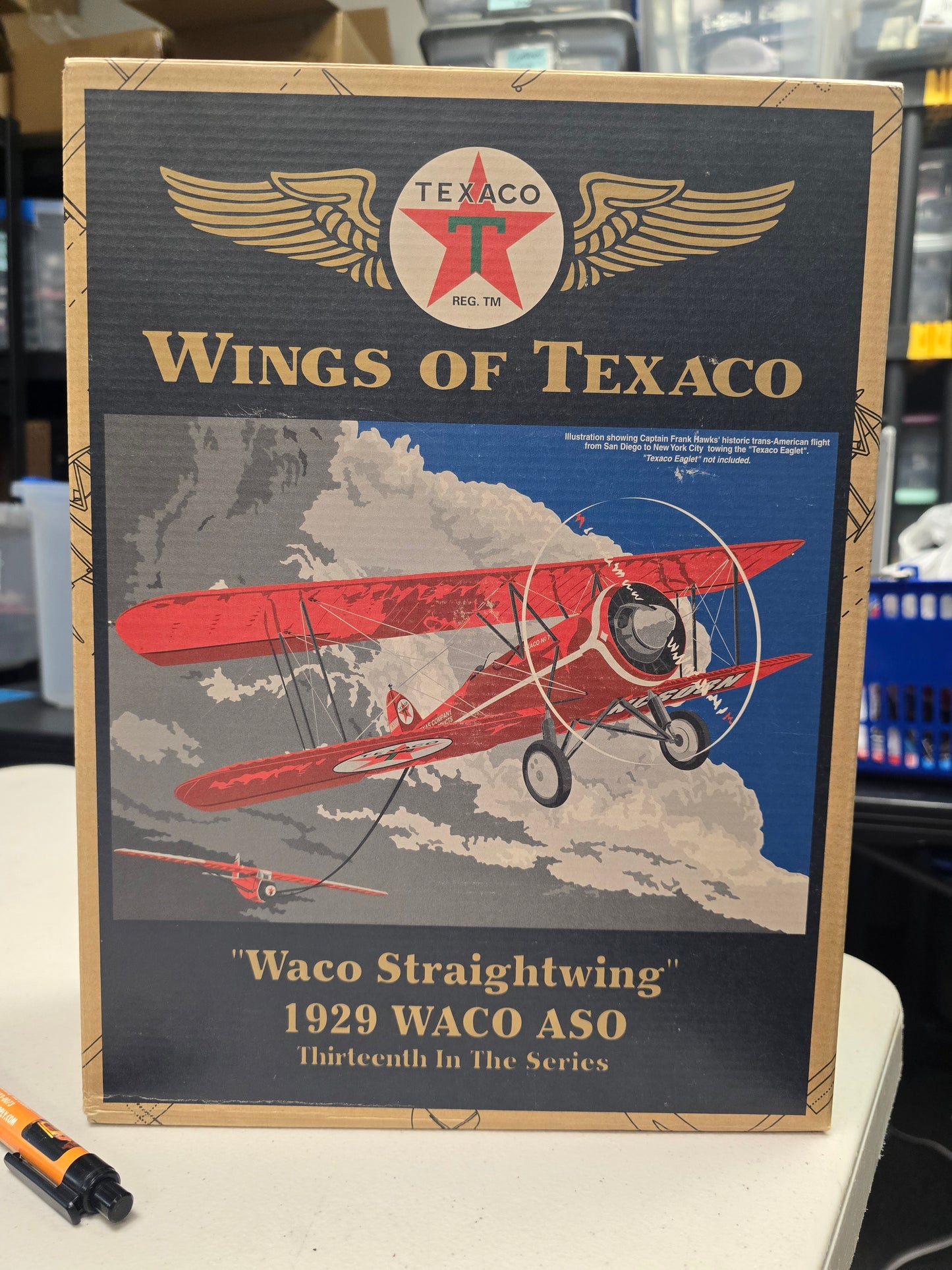 Ertl Collectibles Wings of Texaco "Waco Straightening" 1929 WACO ASO