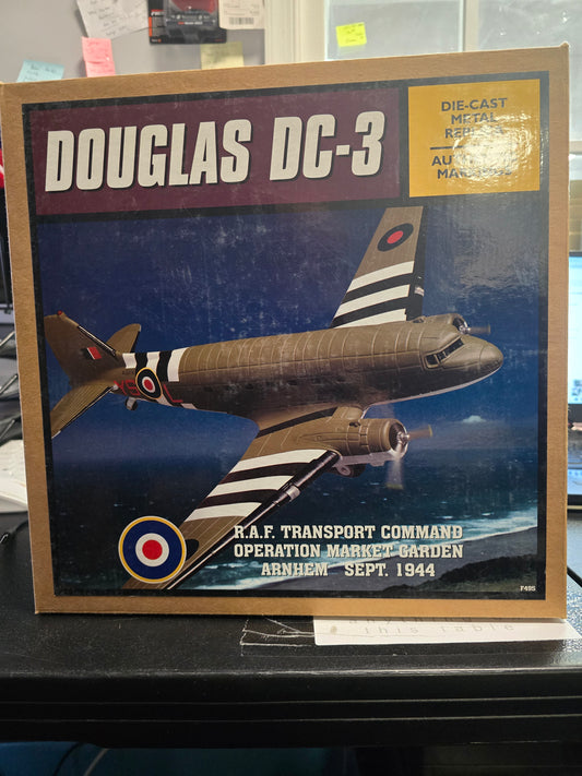 Ertl Collectibles Douglas DC-3 R.A.F. Transport Command Operation Market Garden Arnhem Sept. 1944